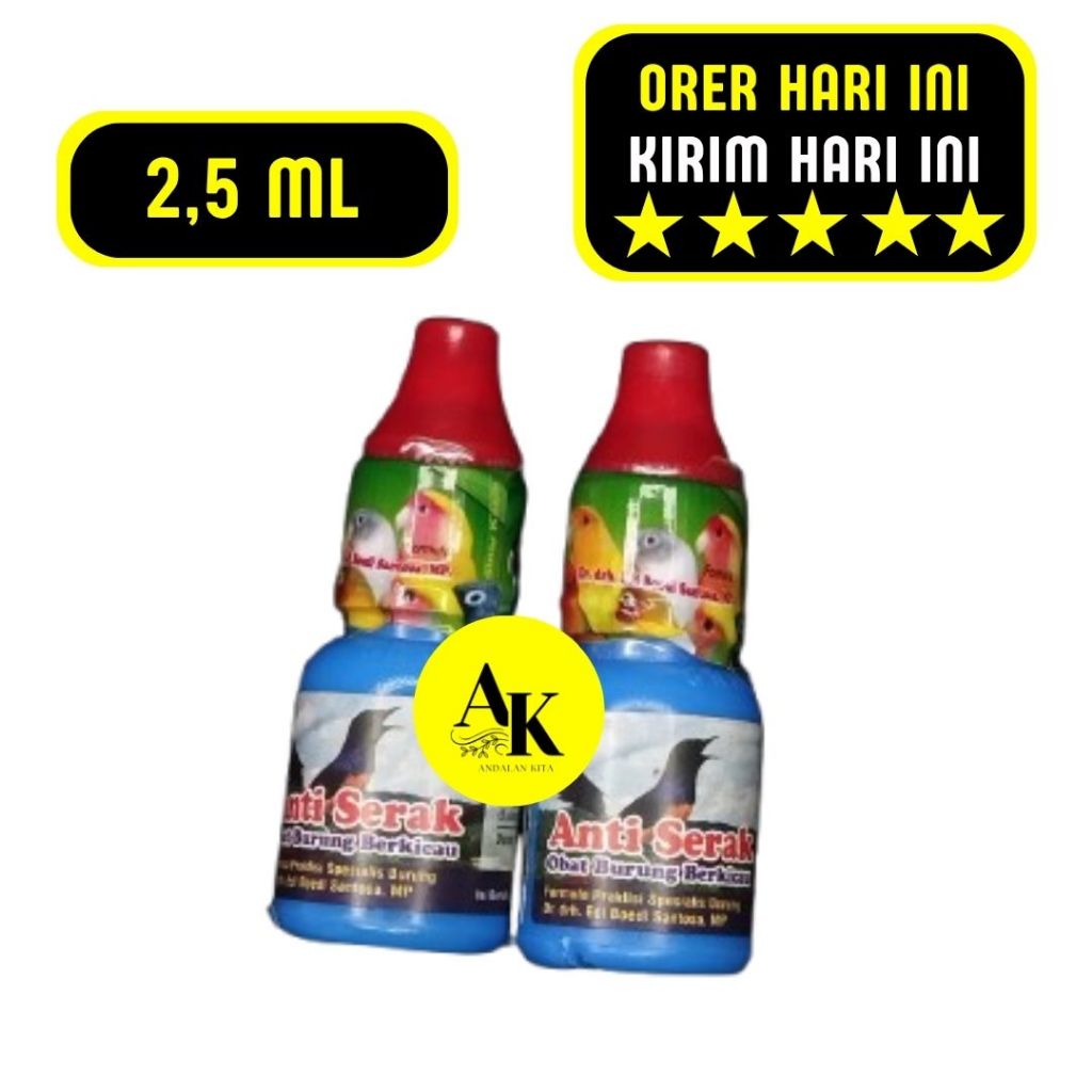 ANDALAN KITA ANTI SERAK DR EDHI OBAT BURUNG ANTI SERAK DR EDI