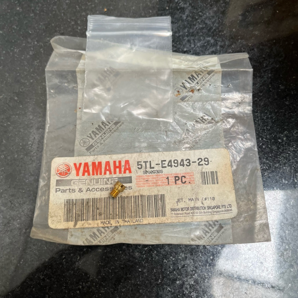 main jet uk 110 Yamaha Mio sporty smile Original Yamaha Thailand Nos