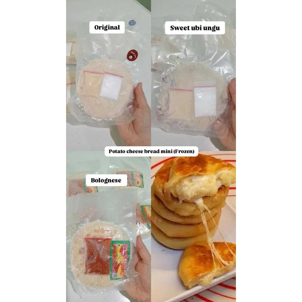 

Potato cheese bread personal (mini) frozen