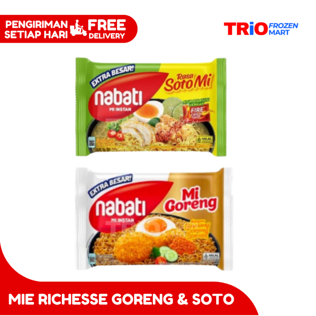 

MIE RICHEESE GORENG & MIE RICHEESE SOTO