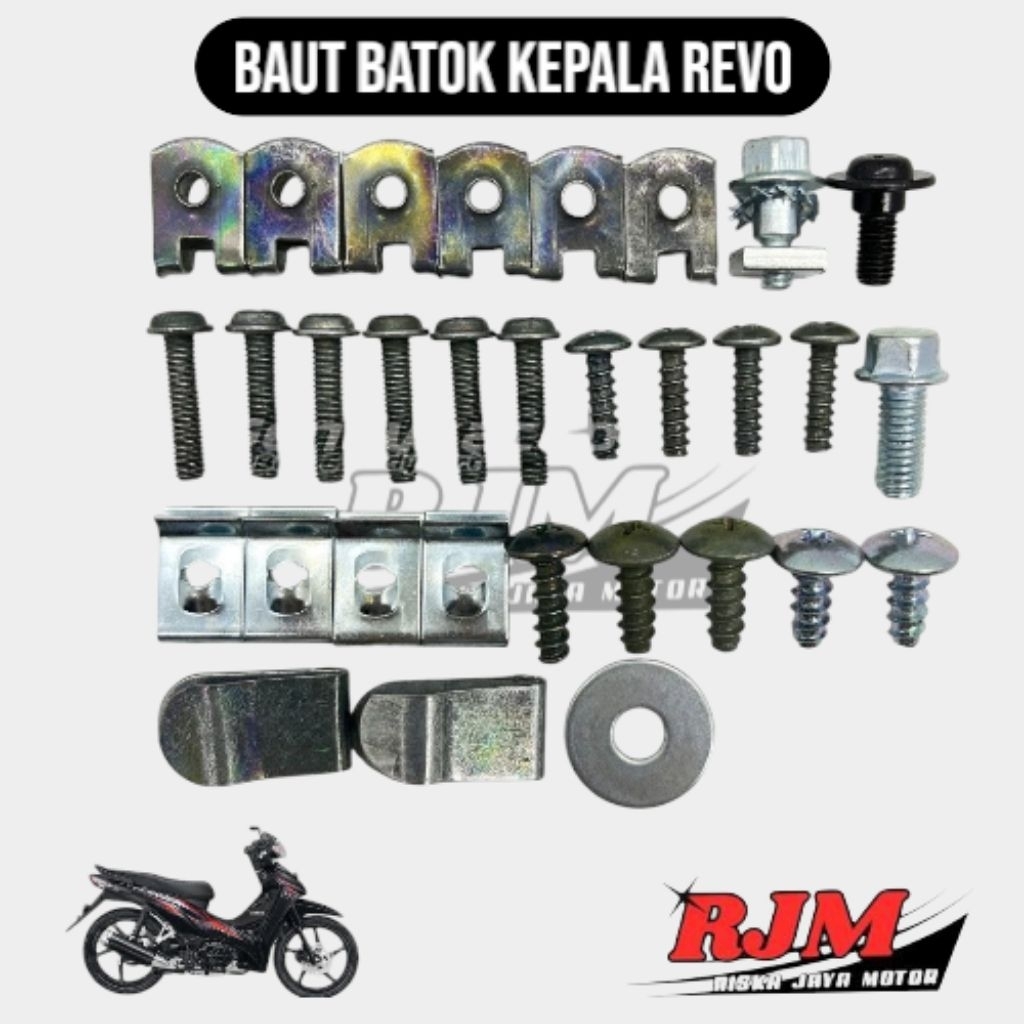 Baut Batok Motor Revo Absolute 110 Revo fit / Baut Kepala Revo Absolute Revo fit