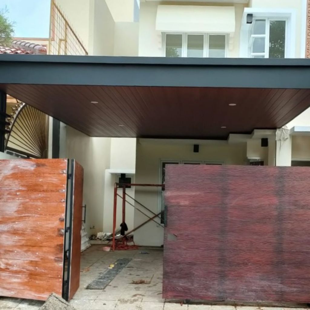 kanopi besi atap alderon plafon pvc