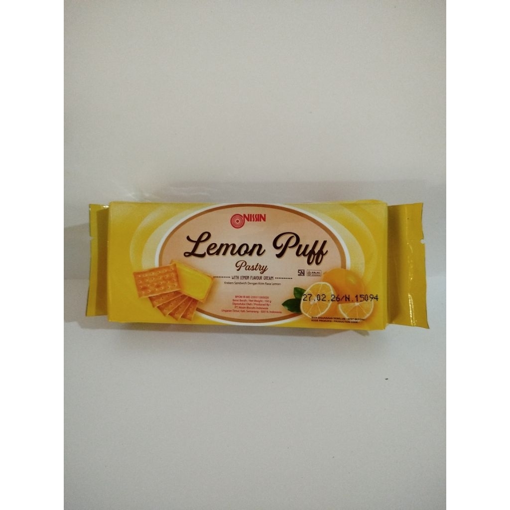 

Nissin lemon puff pastry