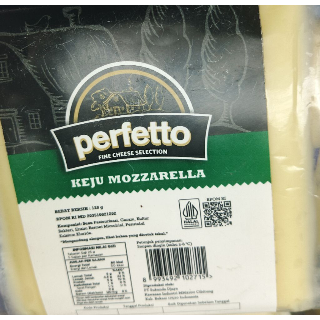 

KEJU - Perfecto Keju Mozarella 120g dan 250g