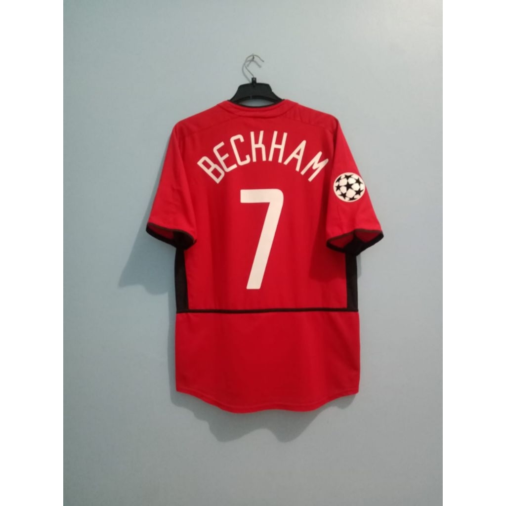 Jersey Manchester United Home 2002 - 2003 Original BECKHAM