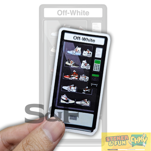 

Stiker Sticker Vinyl Laminasi SNEAKERS VENDING MACHINE