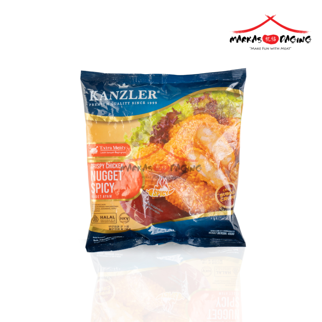 

KANZLER SPICY Crispy Nugget 450gr | NUGGET AYAM CHICKEN NUGGET - Markasdaging