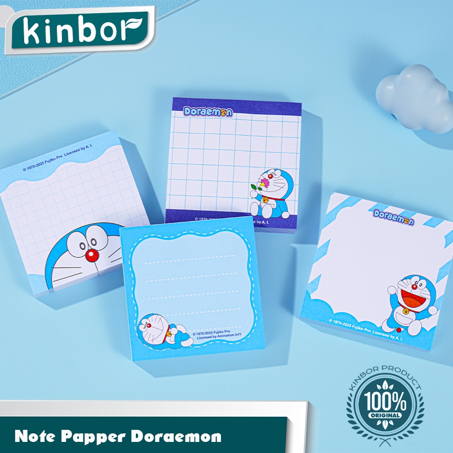 

Sticky Notes Penanda Halaman Motif Kartun Doraemon / Kertas Memo Pad Model Terbaru Karakter Doraemon