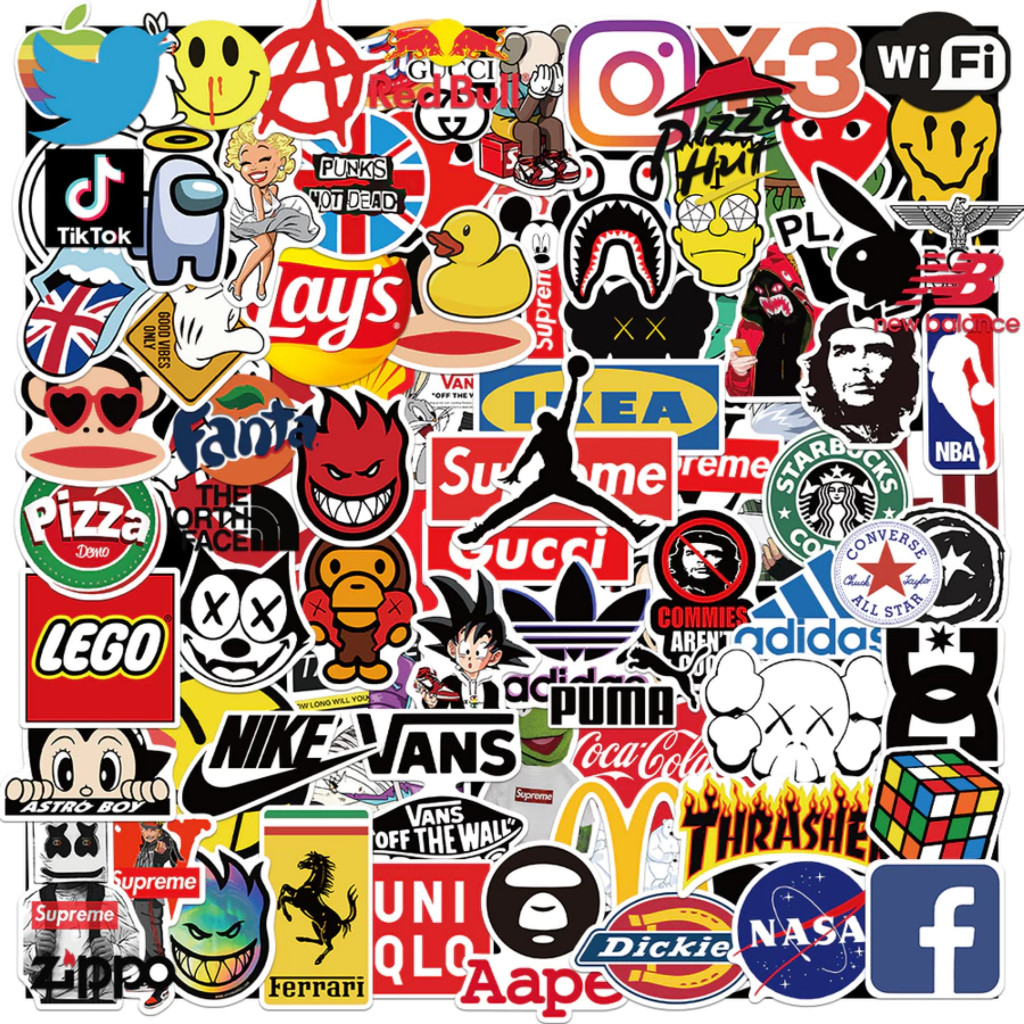 

STICKER PACK HYPEBEAST - STIKER AESTHETIC LAPTOP, AKSESORIS HP, ANTI AIR, MOTIF,HELM,TUMBLER