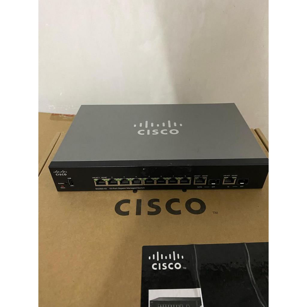 Cisco SG350 10SFP 10-Port Gigabit Managed SFP Switch