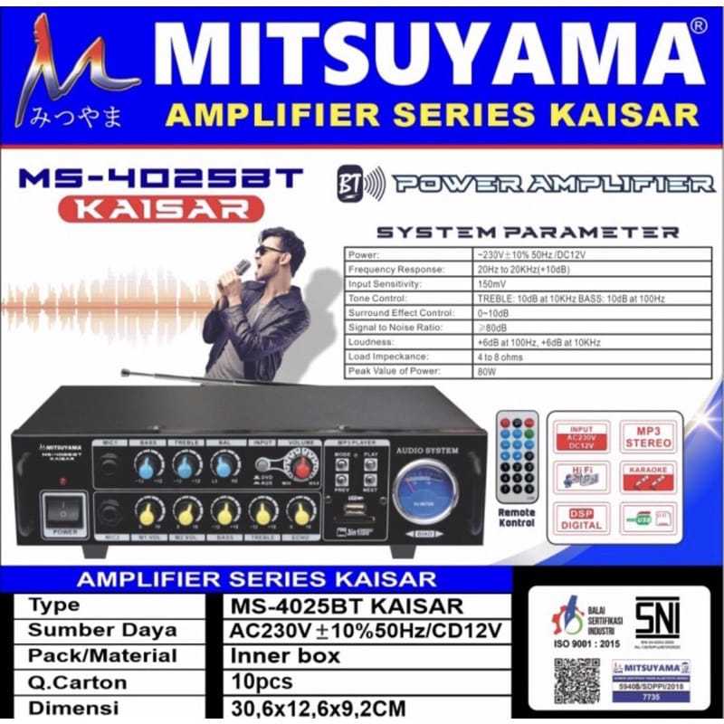 AMPLIFIER SPEAKER MITSUYAMA KAISAR