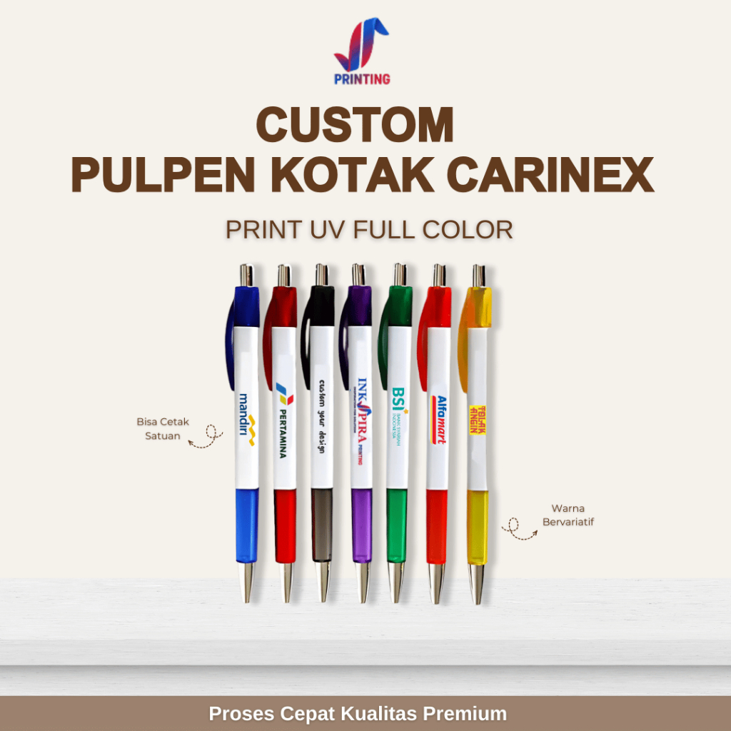 

CUSTOM PULPEN KOTAK CARINEX UV FULL COLOR
