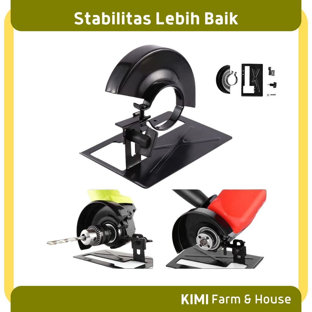 JLD Adaptor Gerinda Jadi Circular Saw Dudukan Gerinda Tangan Adjustable Angle Grinder Bracket Stand 