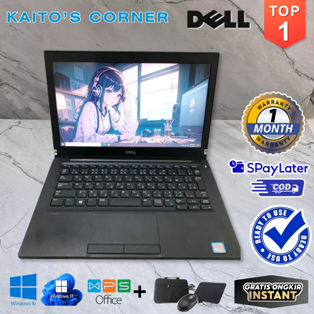 [Bekas] Laptop Dell Latitude 5250/5270/5280/5290/7240/7250/7270/7280/7290/7300/7373 Core i5 RAM 8 SS