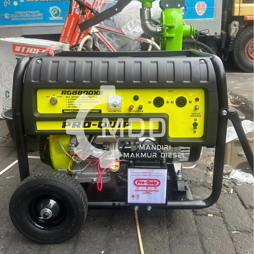 PROQUIP RG8800XE Genset 5500 Watt Generator Listrik PRO-QUIP RG 8800 XE