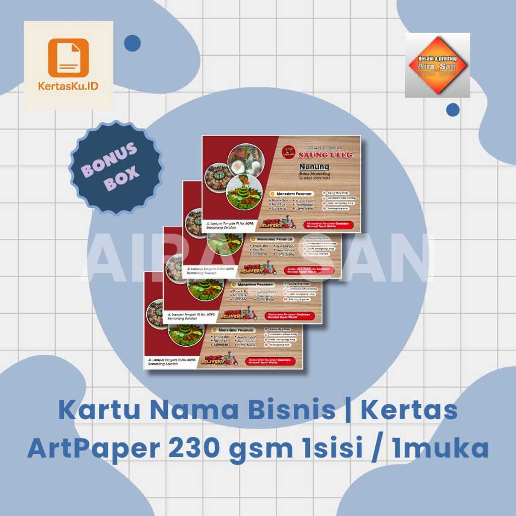 

KARTU NAMA BISNIS FULL COLOUR