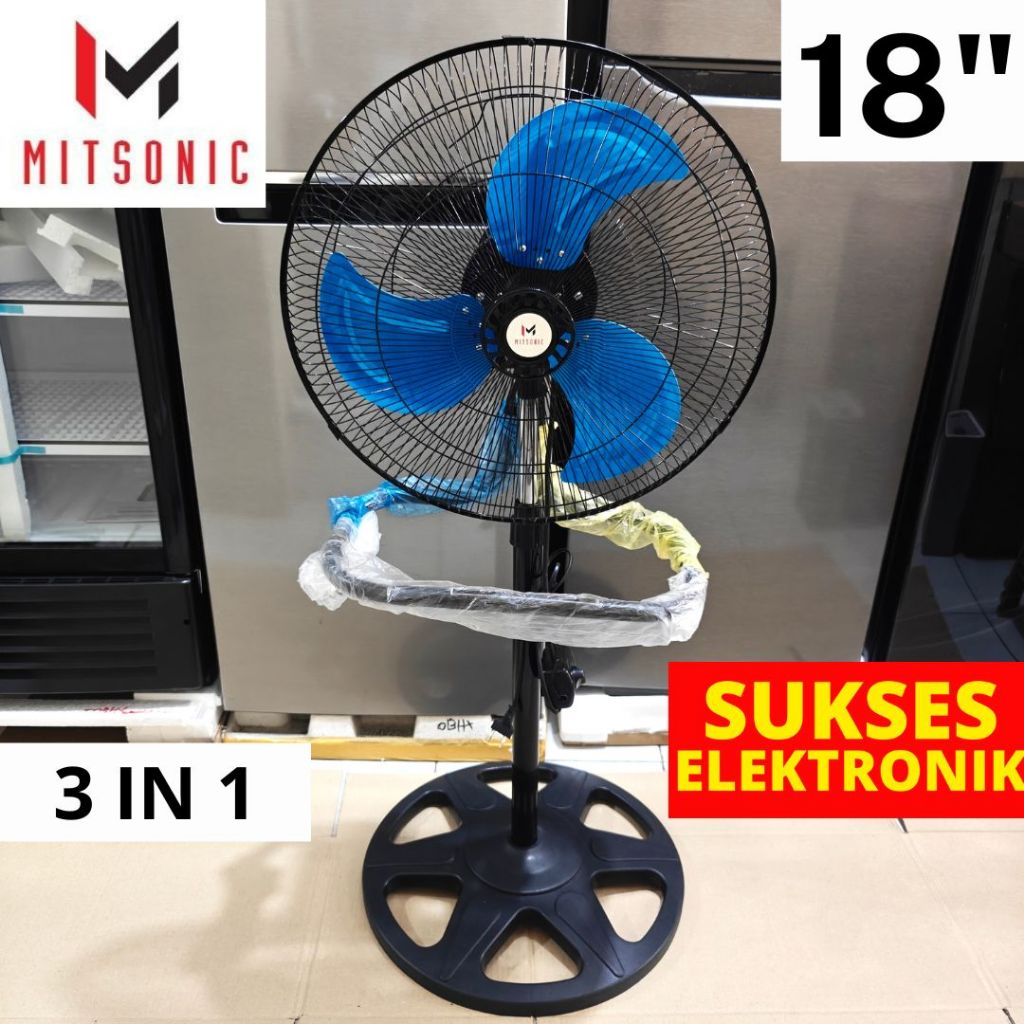 KIPAS ANGIN BESI BERDIRI 18IN OKAYAMA / STAND FAN KIPAS ANGIN BALING BESI ANGIN KENCANG