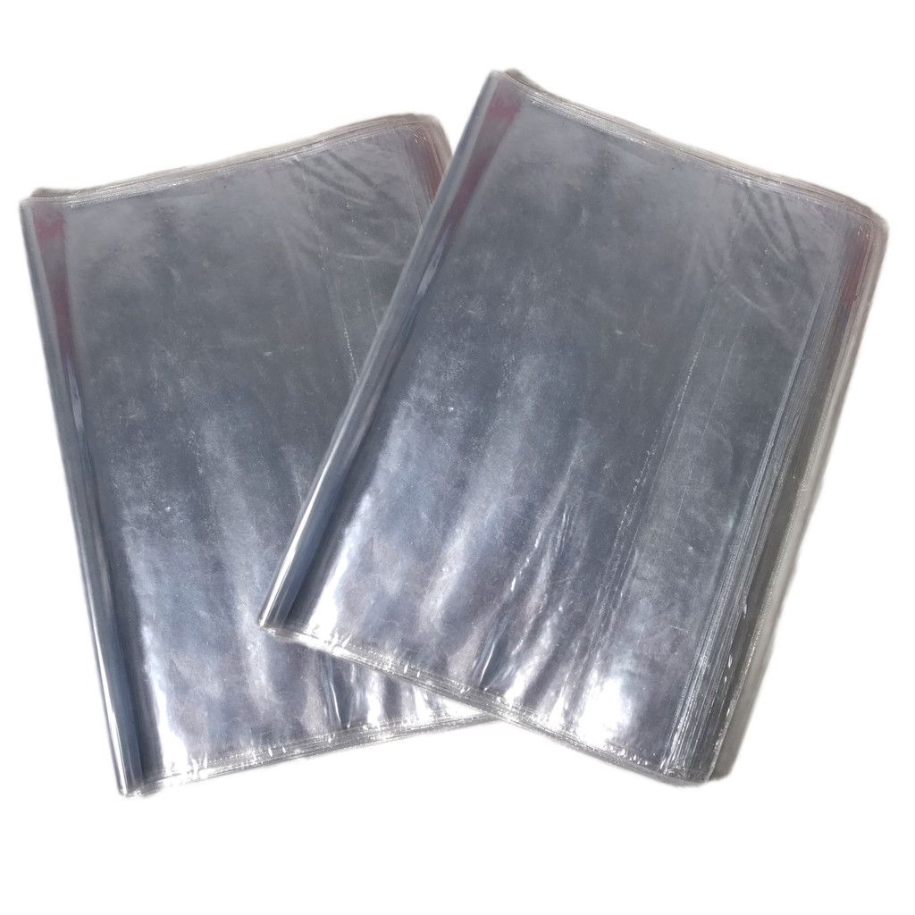 

Sampul buku plastik/Mika bening buku kwarto per pack isi 10 pcs