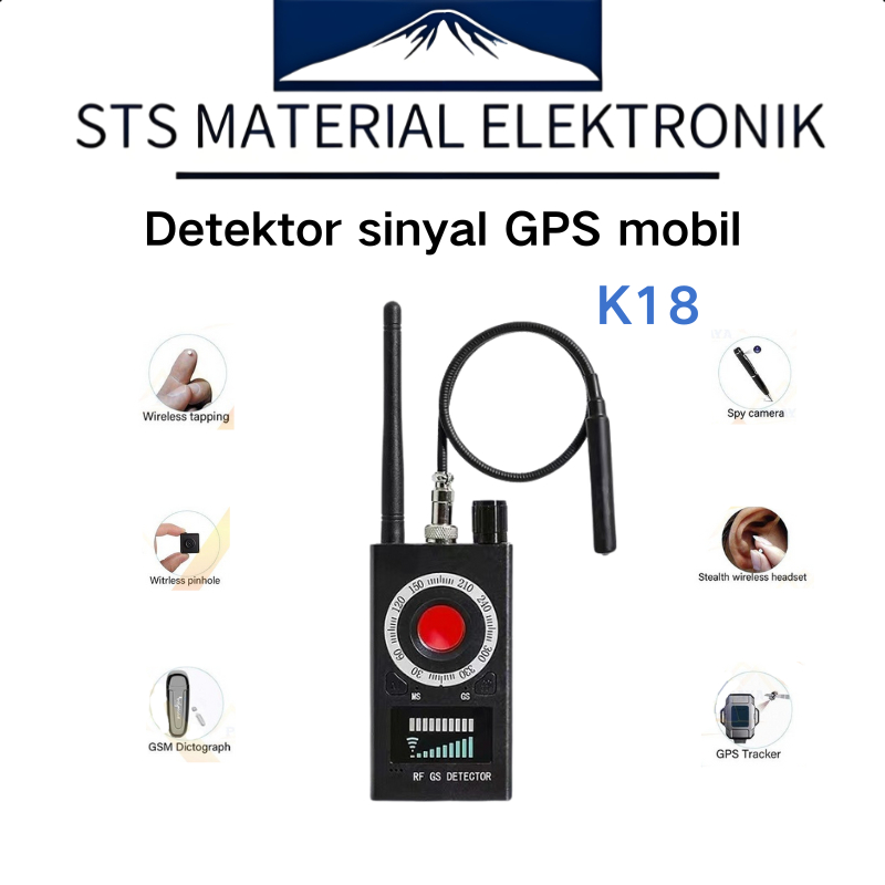 【COD】K18 Car GPS Signal Detector GPS RF K18 Signal Detector Anti Spy fly