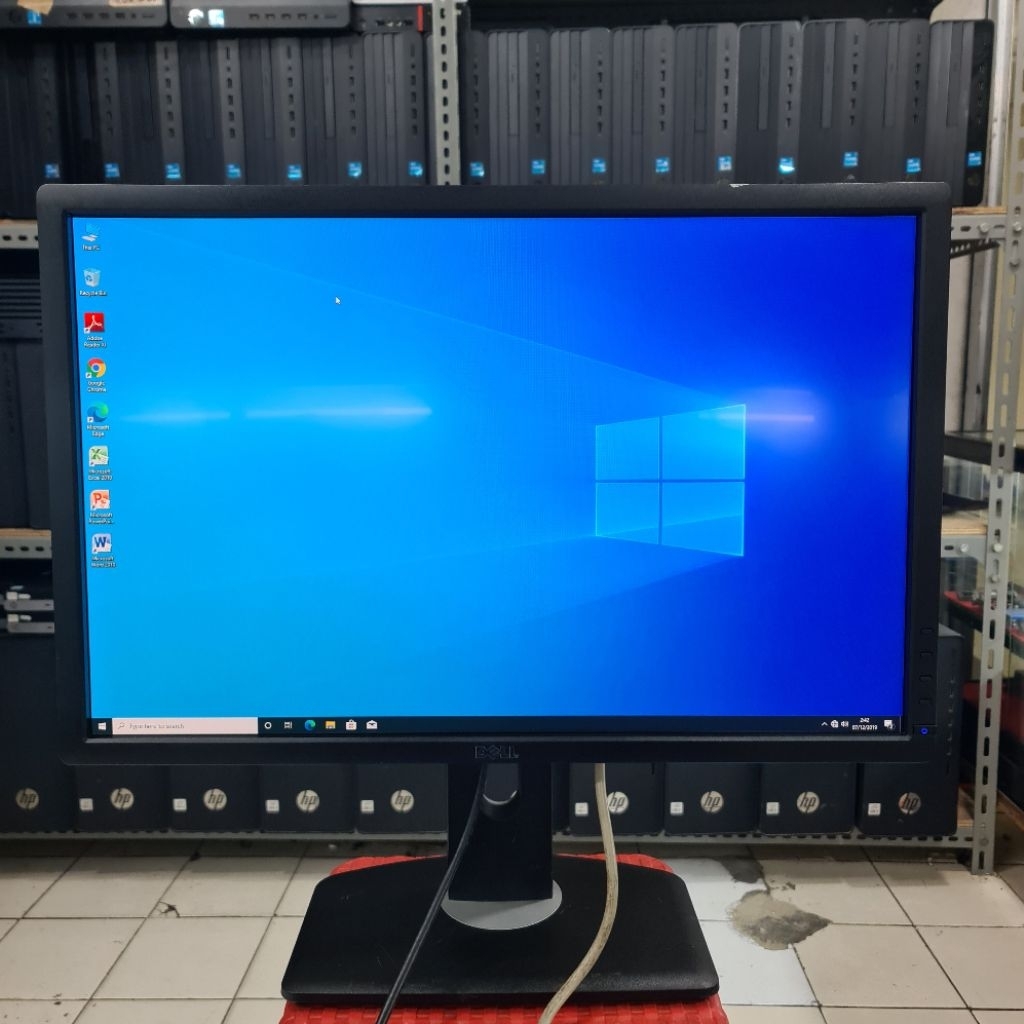OBRAL MURAH MONITOR LED DELL U2412M 24 INCH FULL HD LENGKAP KABEL