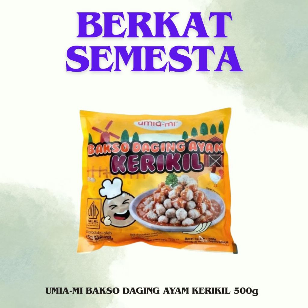 

UMIAMI BAKSO DAGING AYAM KERIKIL 500G
