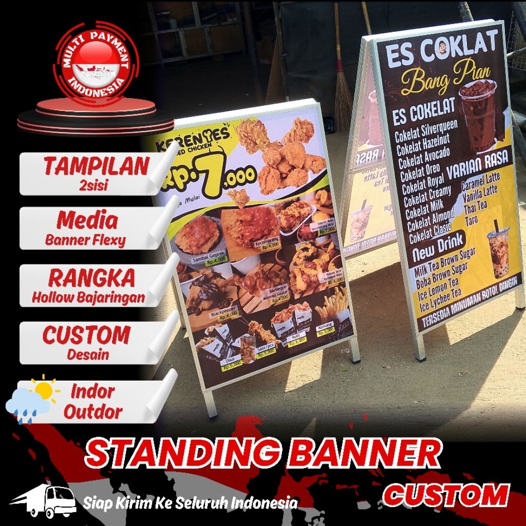 STANDING BANNER CUSTOM