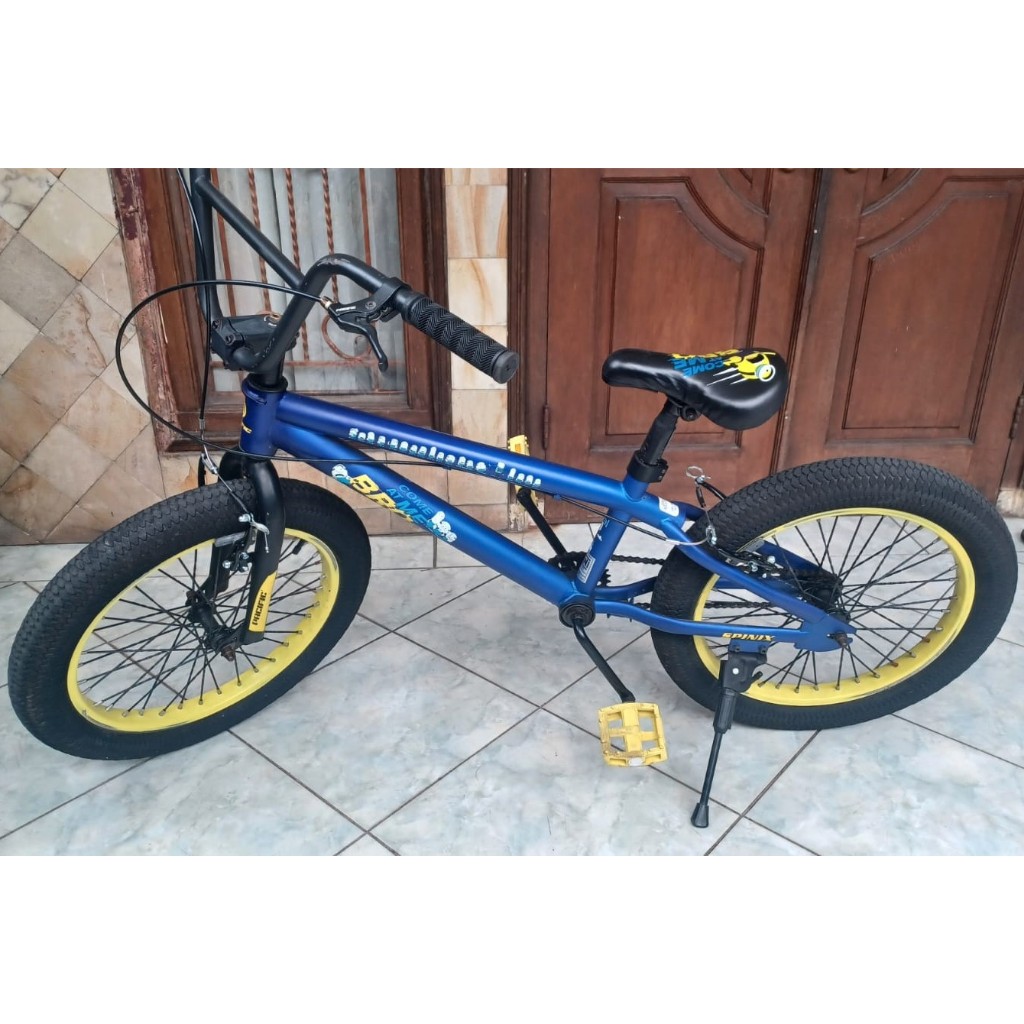 Sepeda BMX Anak Remaja 20 Inch 20" Pacific Spinix Minion - Stuart Blue - Bekas