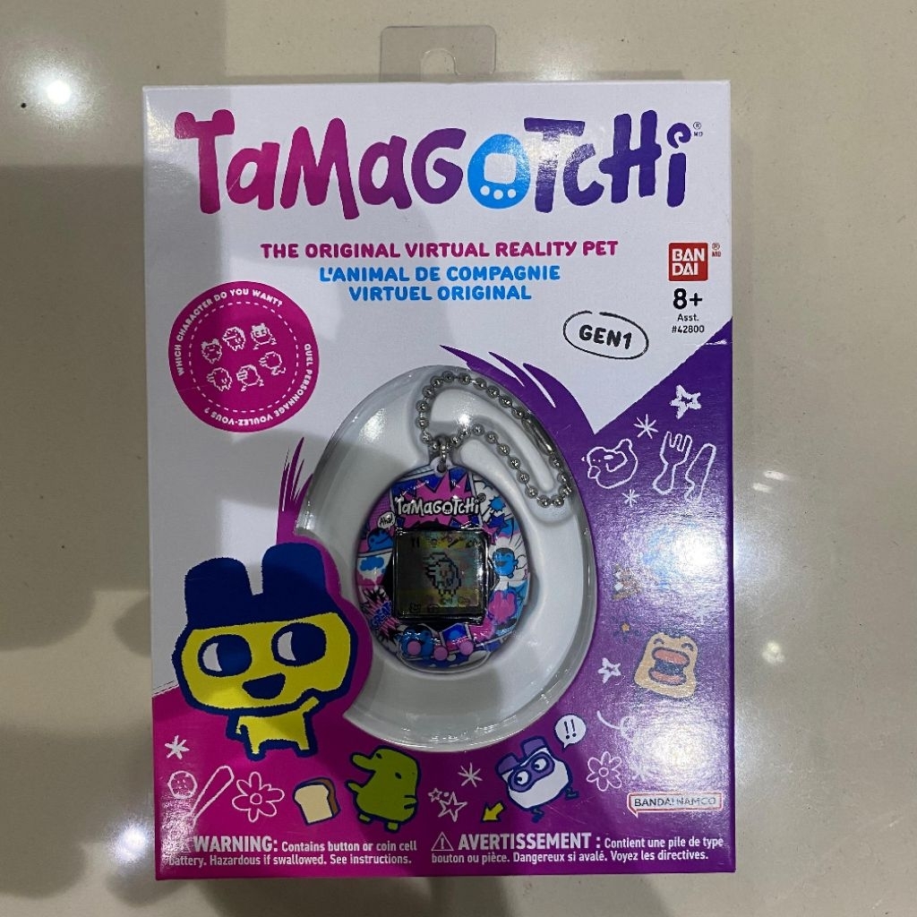 BANDAI Tamagotchi Original Gen 1 - Comic Purple -