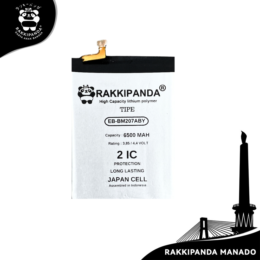 RakkiPanda Baterai HP EB-BM207ABY Samsung M21 / M20S / M30S / M31