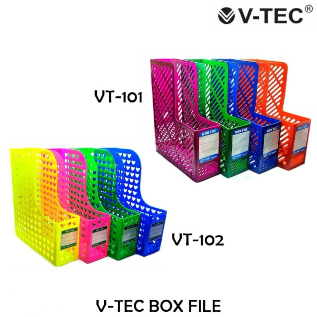 

V-TEC SYS BOX FILE PLASTIK / KERANJANG VT-101 / VT-102 DOCUMENT FILE ORGANIZER WARNA CAMPUR