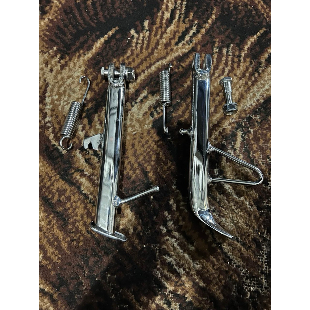 Standar samping jagang jagrak samping tiger megapro original sudah crom