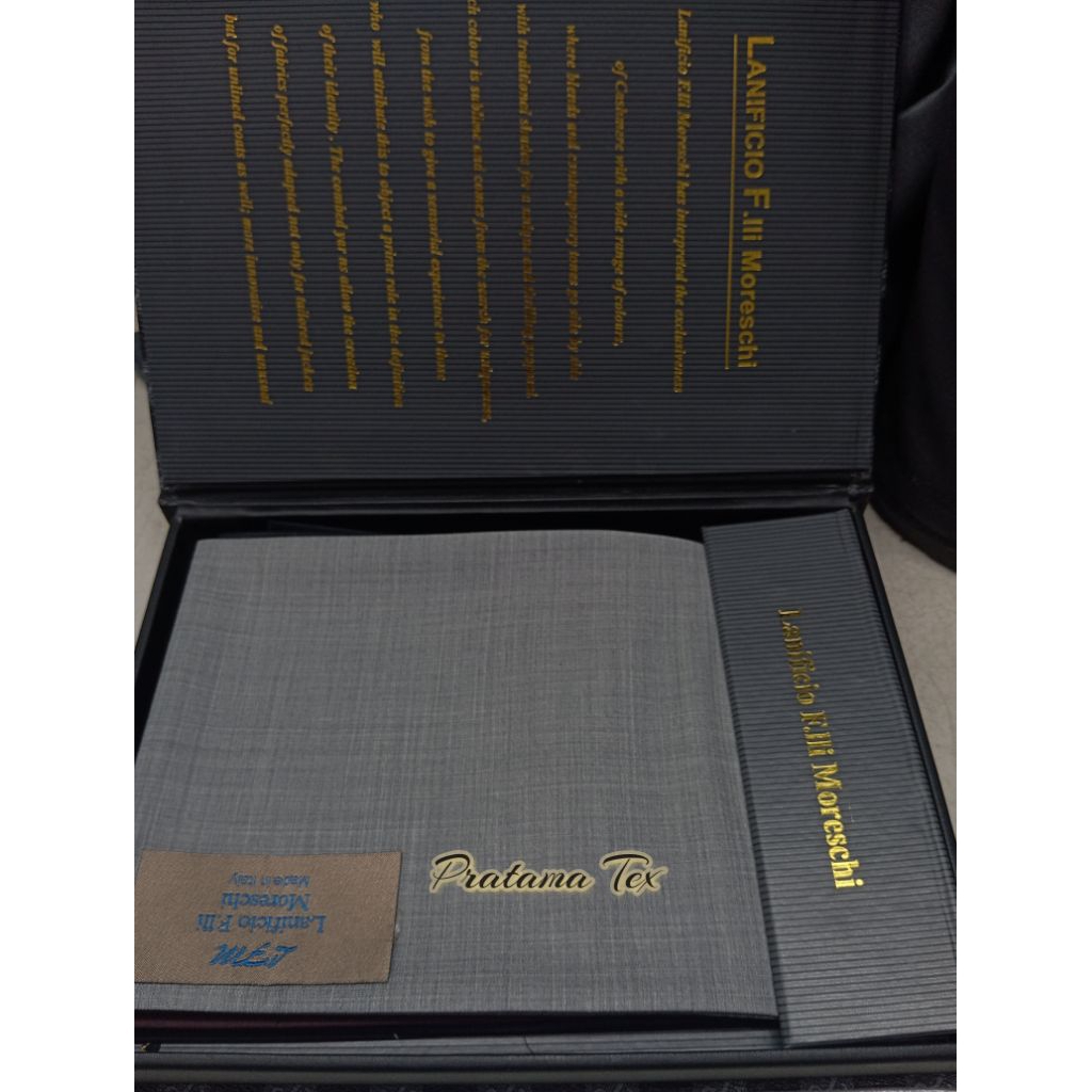 Bahan/ Kain Jas Celana Wool Italy /Kain Wool Lanificio F. lii ( Per 1 Celana)