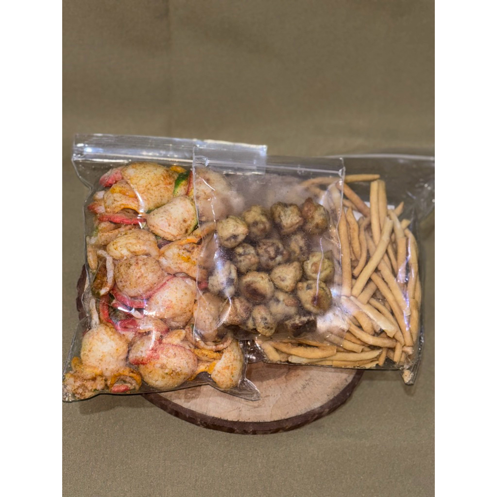 

Krupuk Seblak pedes pake bandling Stik Bawang