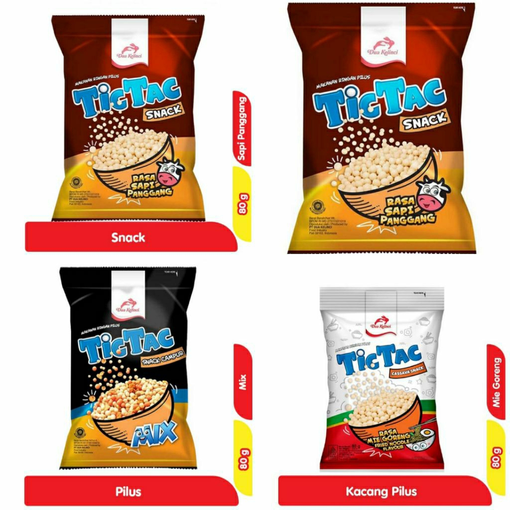 

Dua Kelinci Tic Tac Pilus 80g