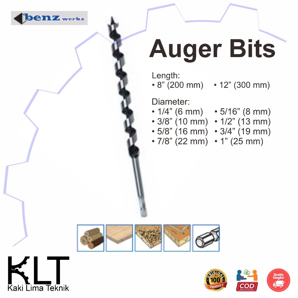mata bor kayu auger auger bits Benz