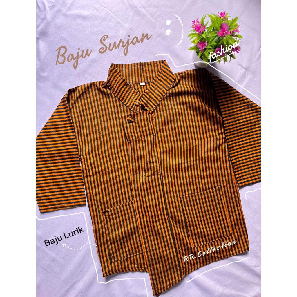 Surjan Alusan Lurik Jawa // Surjan Alusan Lurik Laki Laki // Surjan Alusan Lurik Anak // Surjan Alus