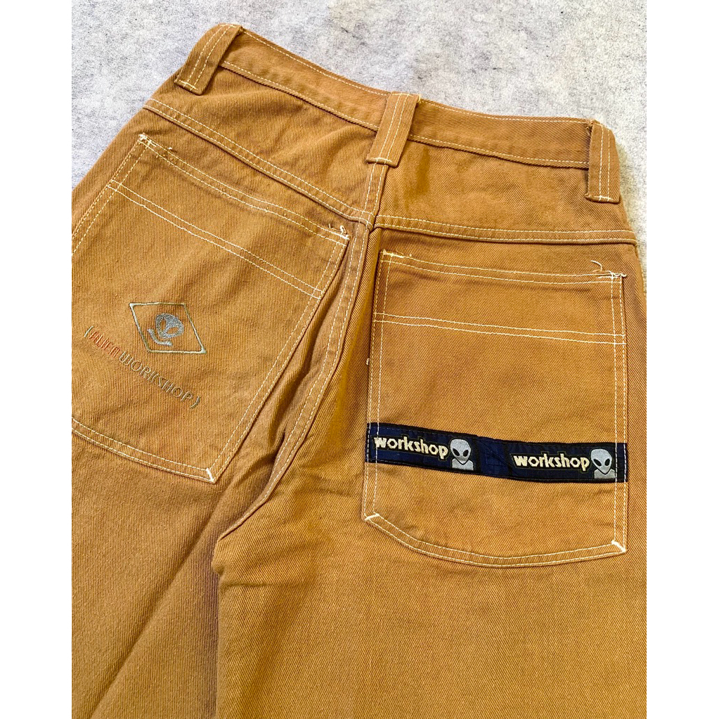 Y2K Alien Workshop Jorts Pants