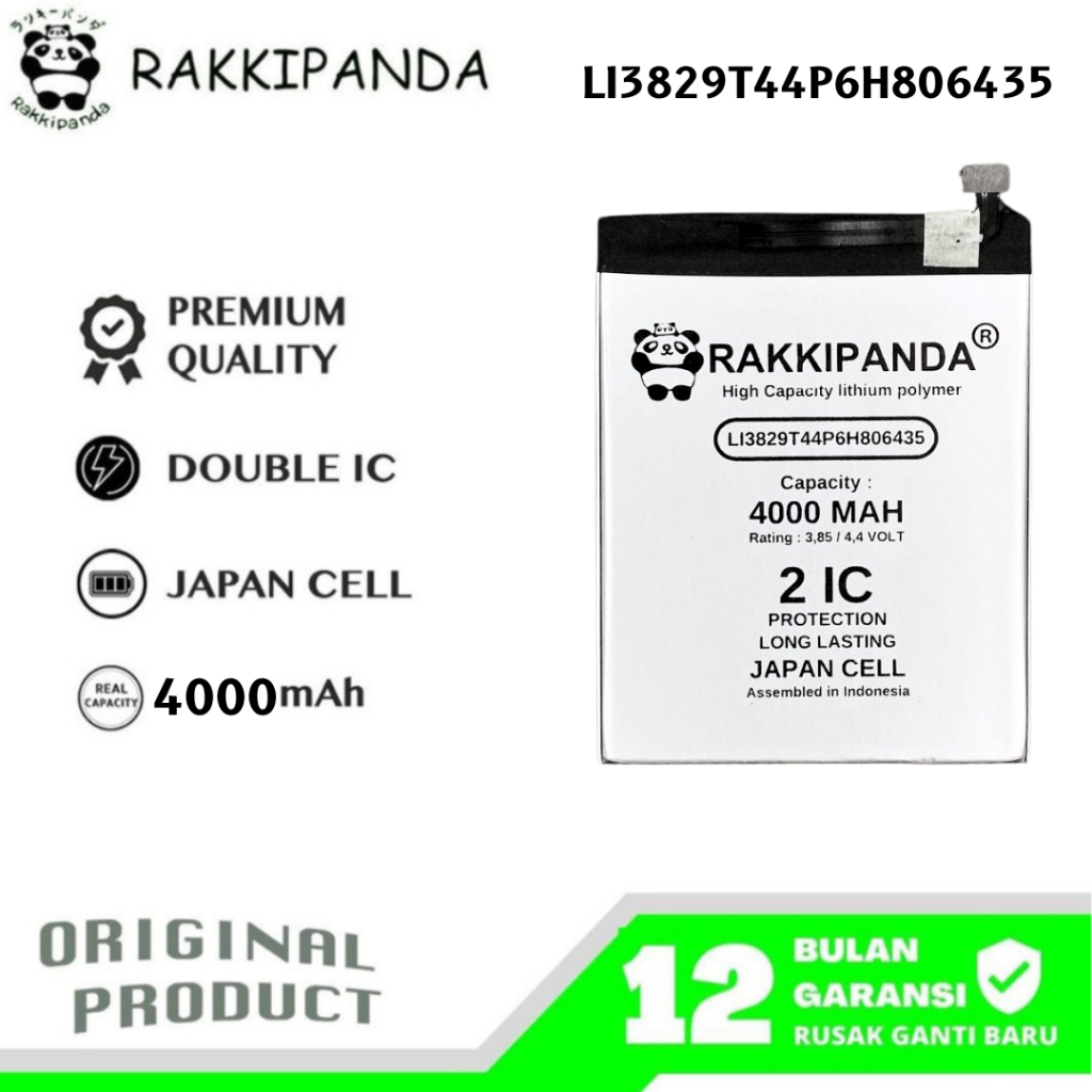 RakkiPanda - LI3829T44P6H806435 ZTE Nubia M2 Play / M2 Lite / Z11 Batre Batrai Baterai