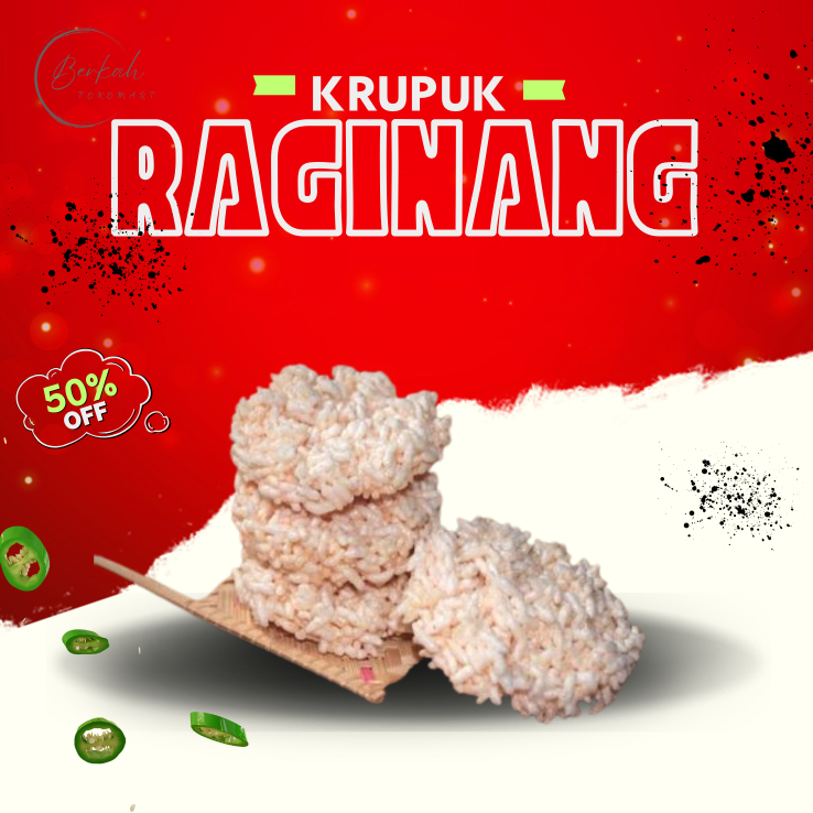 

RAGINANG Raginang Super Renyah Gurih | Cemilan Kriuk Teman Santai & Nasi | Oleh-oleh Khas