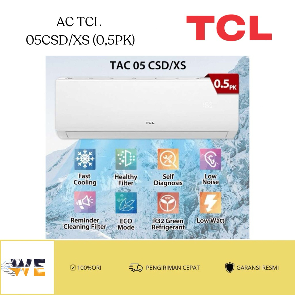 AC TCL 0,5PK, 1PK, 1,5PK,2PK CSD/XS