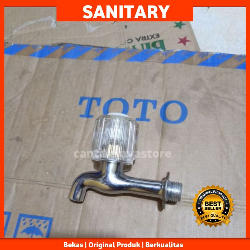 Kran Dinding TOTO / Kran Bak air || Bekas