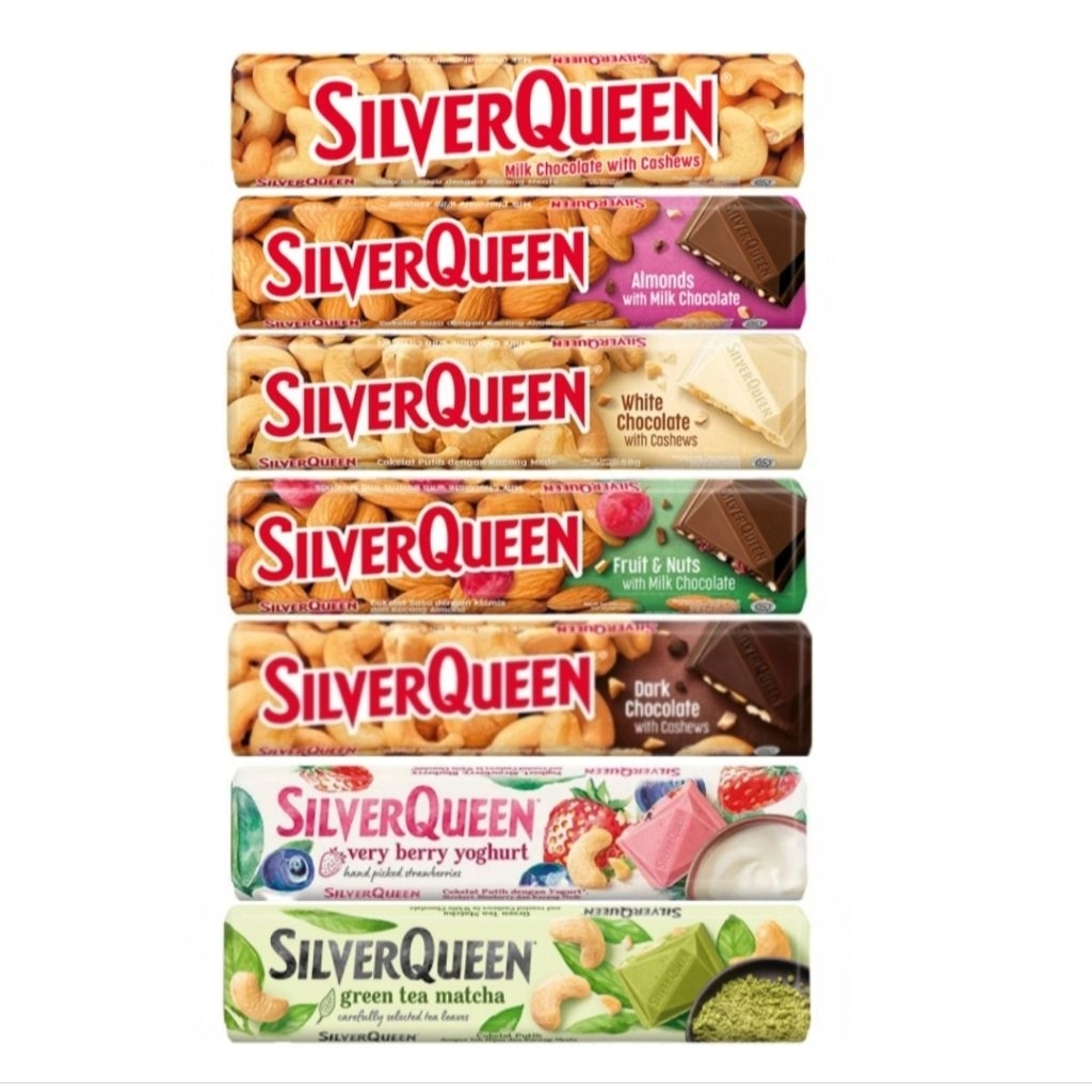 

Silverqueen Chocolate Bar Cokelat Batang Silver Queen 55 Gram