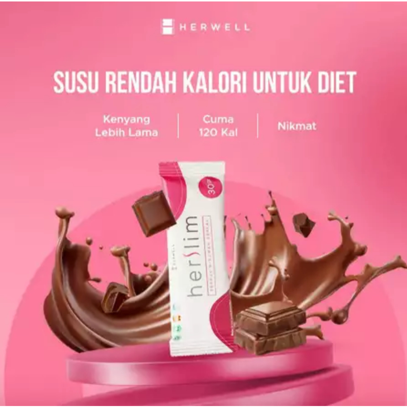 herslim herwell isi 6 porsi mael replacement herslim by herwell offciall store susu diet