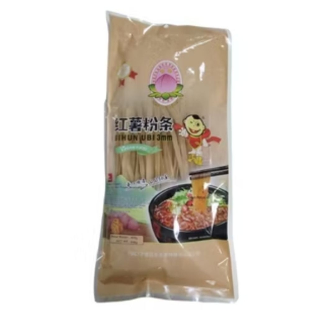 

Sweet Potato Vermicelli UK. 3mm " Xian Tou Brand " / Japchae / Bihun Ubi 3mm / Bihun Ubi Kenyal
