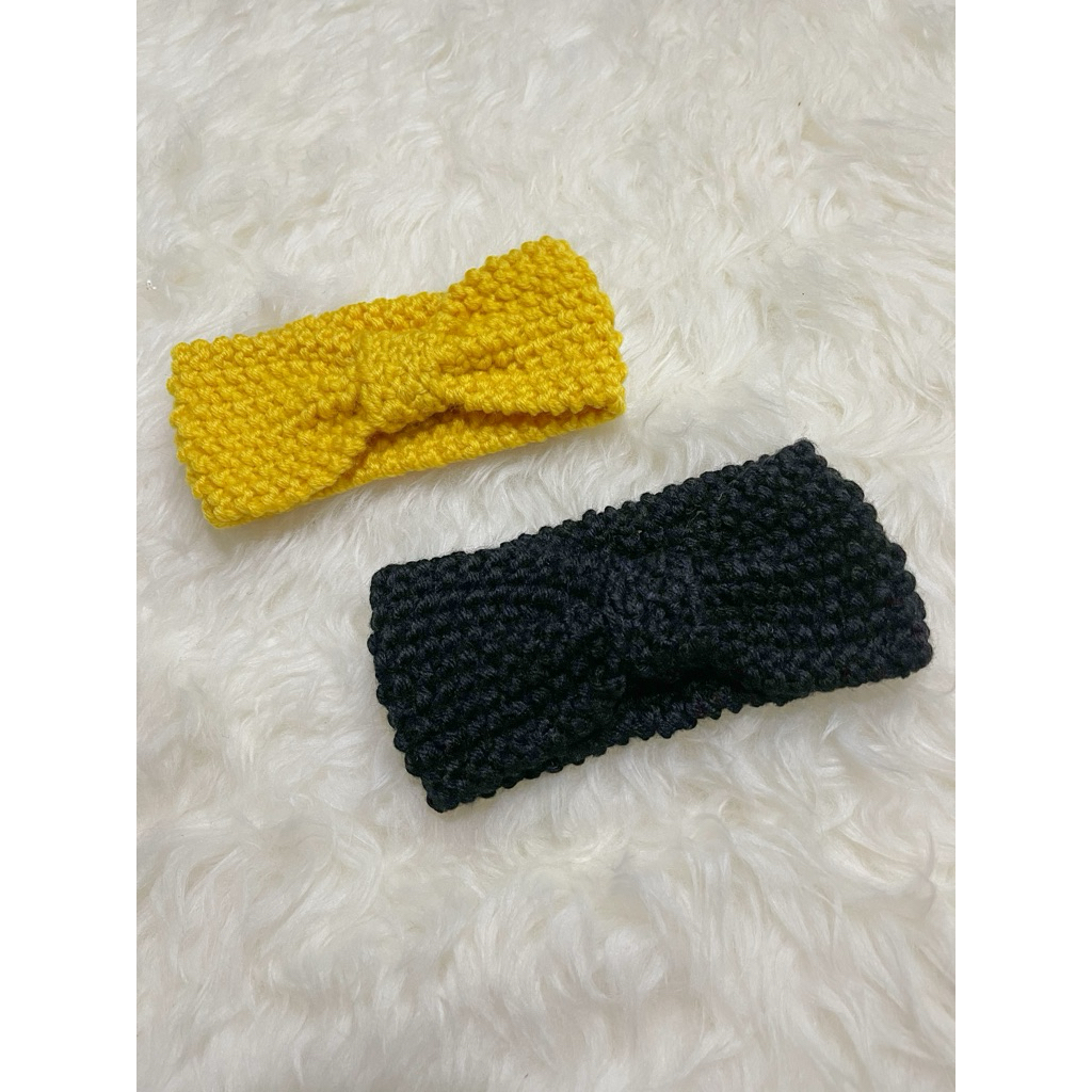 BANDANA RAJUT / KNIT HEADBAND ANAK PEREMPUAN