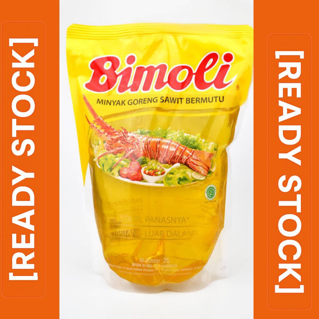 

Minyak Goreng Bimoli 2 Liter Pouch | Minyak Jernih Renyah Hemat | Minyak Sawit Asli Vitamin E