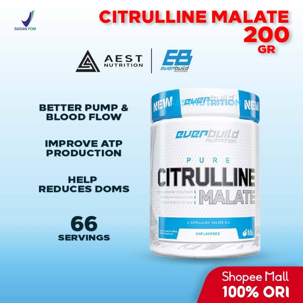 Everbuild Nutrition Citrulline Malate 3000 200 gram