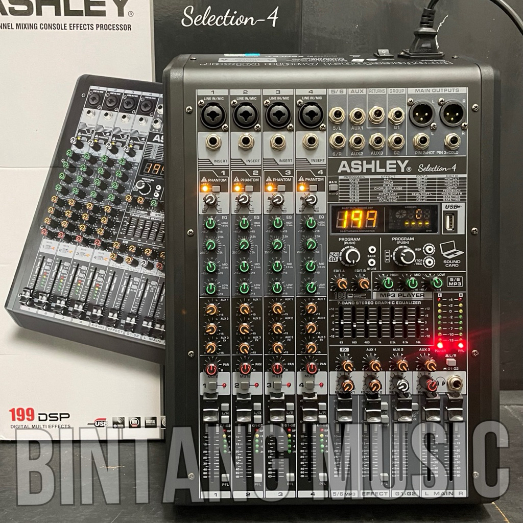 mixer ashley selection4 original 4 channel bluetooth Ashley Selection 4