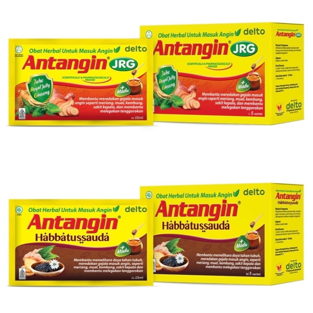 

Antangin JRG Herbal Cair Sachet 5 x 15 ml
