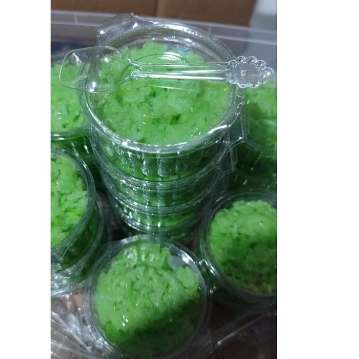 

tape ketan hijau isi 18 cup